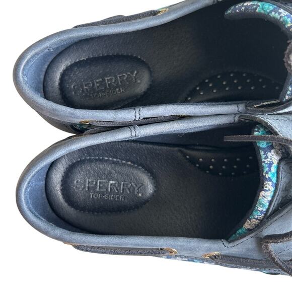 Sperry Top Sider Women’s Koifish Floral Leather Boat Shoes - Picture 5 of 5